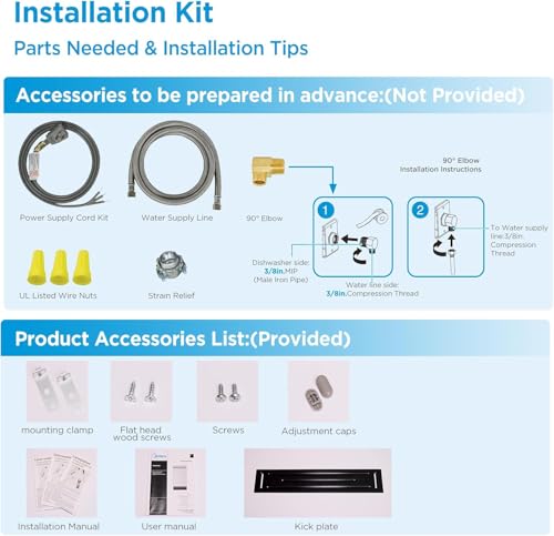 Midea 18 Inch Built-in Dishwasher, 8 Place Settings, Stainless Steel Tub - Image 2
