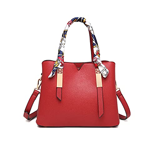 Sac bandoulière étanche rouge protecteur et chic pour femme active