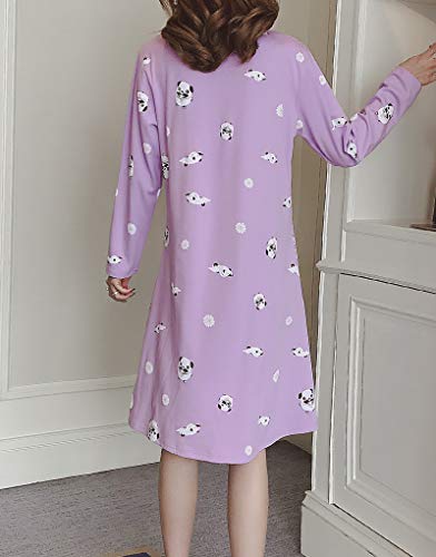 Vopmocld Long Nightgown Cute Strawberry Pattern Nightdress for Big Girls Size 8-17 Years2
