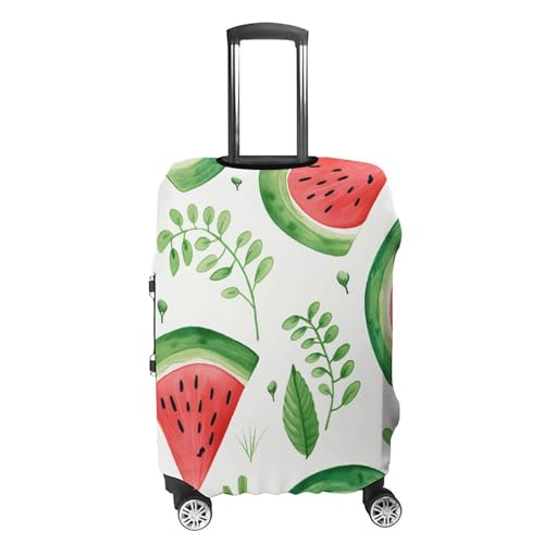 Travel Luggage Cover Spandex Suitcase Protector Washable Baggage Covers Watermelon Pattern Elastic Scratch-Resistant Luggage Cover Protector Fits 18-32 Inch Luggage4