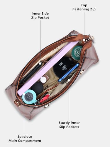 Lavie Women's Beech Satchel Bag | Ladies Purse Handbag - Image 5