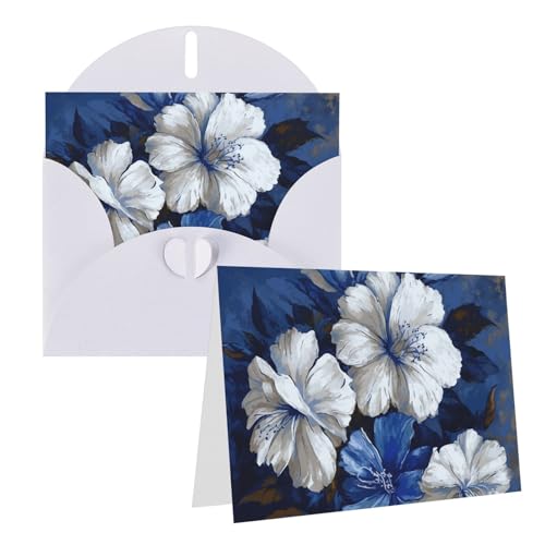 LHDGBWC Thinking of You J[h t 󔒂̃O[eBOJ[h 4x6 m[gJ[h Happy BirthdayJ[h @̃O[eBOJ[h p TL[J[h 傫ȐƔ̉ xr[V[J[h