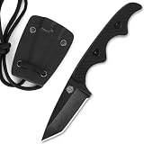 REAT Fixed Blade Knife with Kydex Sheath, 1.8' 14C28N Steel Blade,Ergonomic G10 Handle, Sharp Mini...
