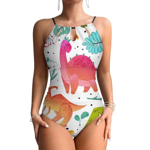 Swimsuit monokini dinosaure coloré pour sublimer votre été