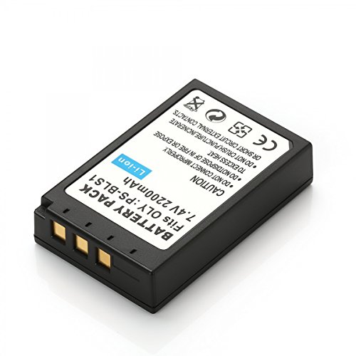 Rusty Bob - PS-BLS1 accumulateur / batterie OLYMPUS D-SLR E-400, E-410, E-420, E-450, E-620, E-P1, E-P2, E-P2 Pen, E-PL1, EP-1, EP-1 - batterie seulement