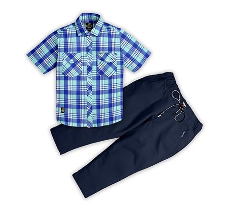 Image of BRUCEWANE Kids Shirt And Trouser Combo Set