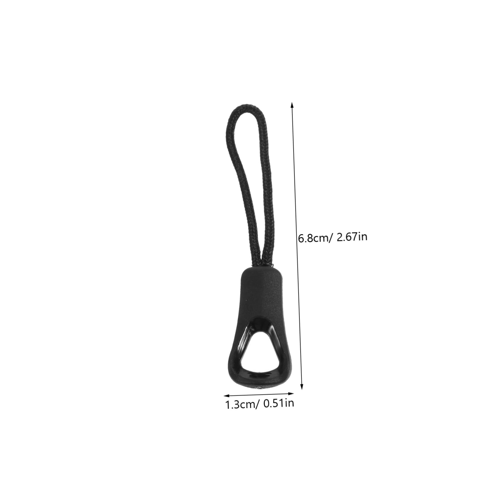 Gadpiparty 20Pcs Zipper Pull Replacement Heads for Outdoor Sports Backpack Detachable Zipper Cord Ends for Jackets Luggage and Camping Gear Easy to Fasten and Remove
