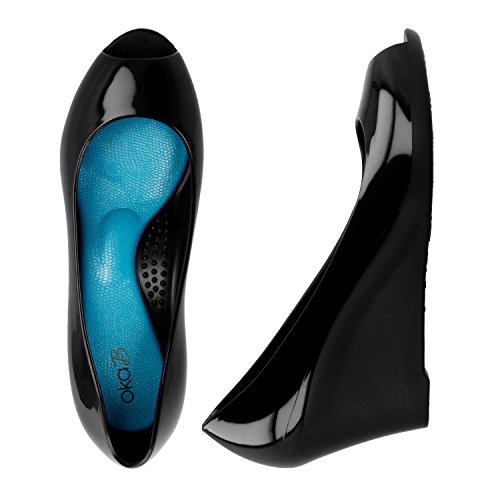 Oka-B Womens Emery Pump Shoes (9 B(M) US, Licorice) Black