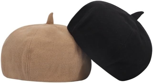 Versatile Casual Warm Beret for Women with Octagonal Painter Hats