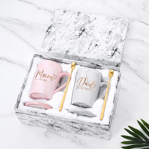 Cabtnca Presentes para novas mães, presentes para novos pais para casais, presentes para pais grávid
