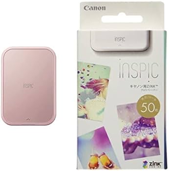 Amazon.co.jp: 【2点セット】Canon スマホ専用ミニフォトプリンター