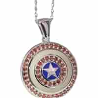 アクセサリー HTC LOSANGELES MYSTERY SHIELD NECKLACE MYSTERY SHIELD NECKLACE RED htc los angeles