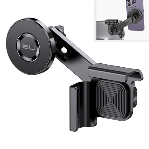 qixiang Tesla Phone Mount, Magnetic Car Phone Holder for Tesla Model 3/Y Accessories Fits for All iPhone & Android Phones - with Magnetic Ring