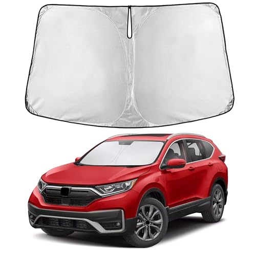 EcoNour Windshield Sunshade for Honda CRV 2017-2020 2021 2022, Sun Visor for Front Windshield & Window Sun Shade Cover, UV Heat Blocker & Protector, Car Accessories