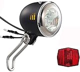 【Amplio ámbito de Aplicación】Las luces de bicicleta con un amplio rango de voltaje de 6 V a 48 V se pueden utilizar para la mayoría de bicicletas eléctricas, vehículos eléctricos y motocicletas. (Nota: no es válido para bicicletas normales)