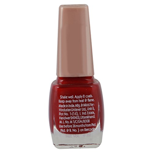 Image of Lakme True Wear Nail Color, Shade D415, 9 ml and Lakme True Wear Nail Color, Reds and Maroons D417, 9 ml