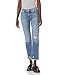 Hudson Jeans Women's Nico Midrise Straight Leg Jean, Seaglass, 30
