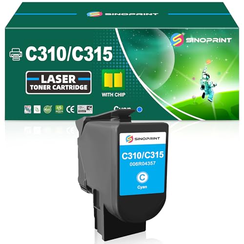 Image of Remanufactured C310 C315 Toner Cartridge Replacement 006R04357 for Xerox C310 C315(1-Pack Cyan)