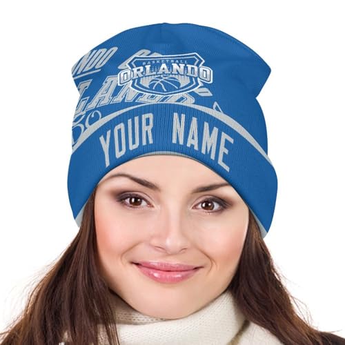 Custom Personalized Knitted Hat,Sports Stylish Winter Hat,Classic Gifts of Sports Fans!4