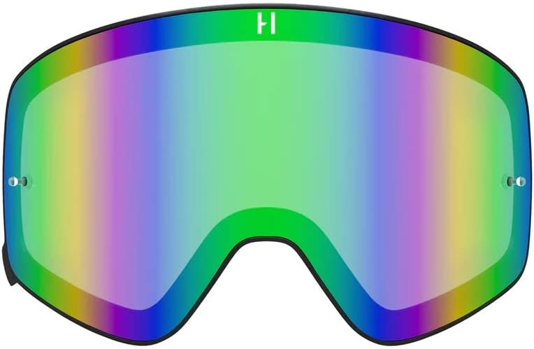 Havoc Racing Infinity Lenses - Interchangeable Magnetic Replacement Lenses - Anti-Fog, Anti-UV, Anti-Scratch Wide Goggle Lens
