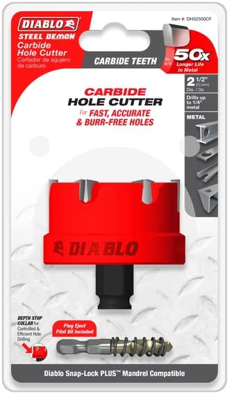 Freud Diablo 2-12 TCT - Cortador de agujeros