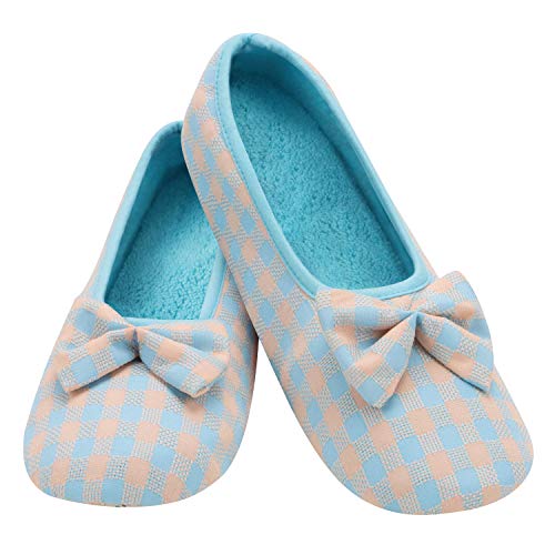 Snoozies Ballerina Womens Socks - Fuzzy House Socks for Women - Lightweight Slipper