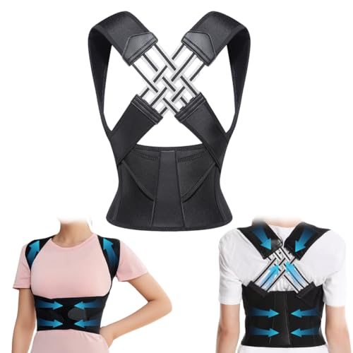 OIXYAZ Corrector postura espalda adjustable,XL,Corrector de espalda hombre mujer,Corrector postural respaldo transpirable