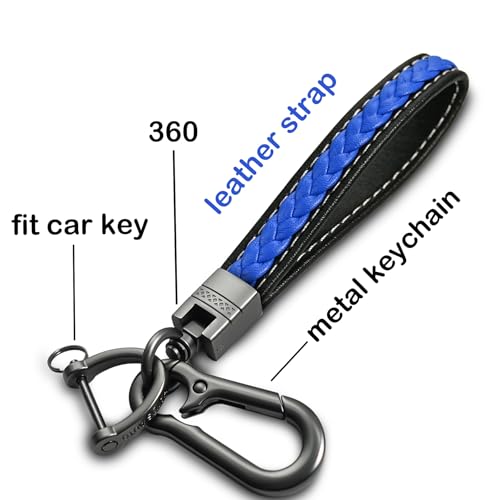 Yonmcfn key fob cover compatible with toyota Camry CHR RAV4 Corolla Highlander Sienna Avalon Prius Remote Smart Key,TPU Protective Key case (blue) by Yonmcfn - Image 5