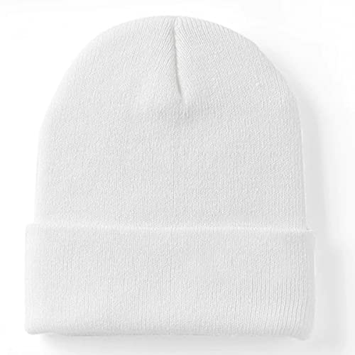 Touca Gorro Inverno Unissex Masculino Feminino Branco
