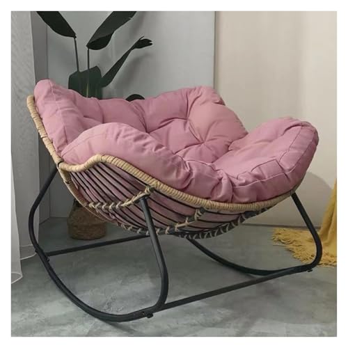 Sedia a dondolo versatile per interni ed esterni: questa sedia a dondolo è progettata per offrire flessibilità, rendendola perfetta sia per uso interno che esterno. Sia che tu voglia rilassarti in soggiorno, sul balcone, nel cortile o in campeggio, puoi goderti una comoda esperienza di seduta. Ideale per qualsiasi ambiente, esalta i tuoi momenti di relax.