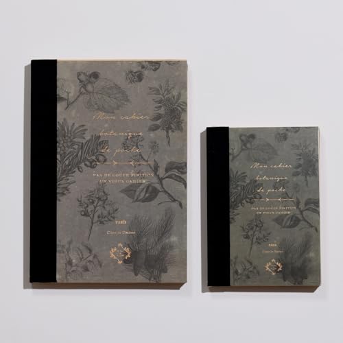 Image of PETAL & FLOW B6 Size Rough NoteBook 5 inch x 7 inch, 288 pages (144 sheets), Vintage Style (Botanical)