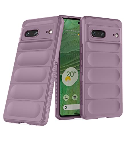Image of Amazon Brand - Solimo Mobile Cover for Google Pixel 7 5G (Silicone Lavender)