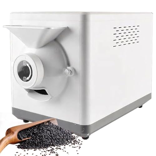 GmpTzitzith Tostatrice Professionale per caffè da 1500 G, Controllo della Temperatura (da 100°C A 250°C), con Timer, Adatta per Tostare caffè, Frutta Secca E Arachidi
