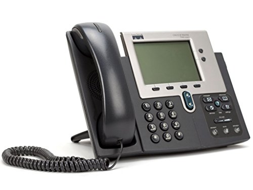 Cisco IP Phone 7941G Serie VoIP Business Teléfono, compatible con numerosos protocolos VoIP, conmutador Ethernet integrado, soporte de alimentación a través de Ethernet.