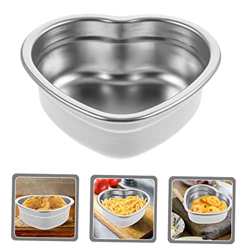 Plats à collation en acier inoxydable en cœur Healvian (lot de 3) - 6