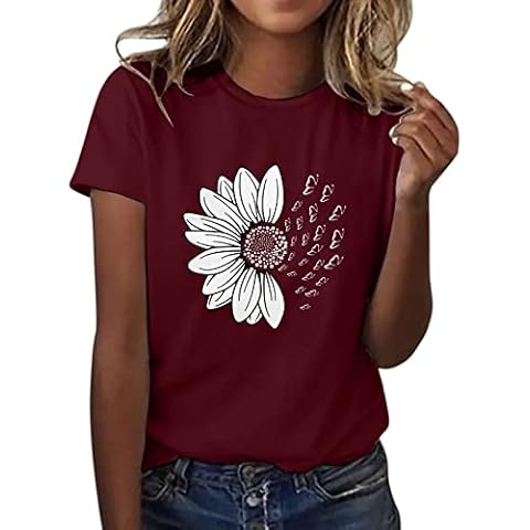 Generic Women's V-Neck Floral T-Shirt Size L Cover