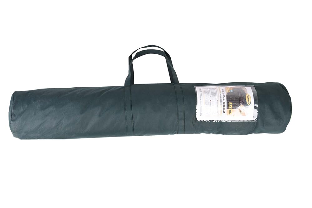 Suinga Seto Artificial Ocultación Jardin 1,5x3 m | Seto Premium Hoja Ancha | Seto ocultación 100% | Seto Artificial Decorativo