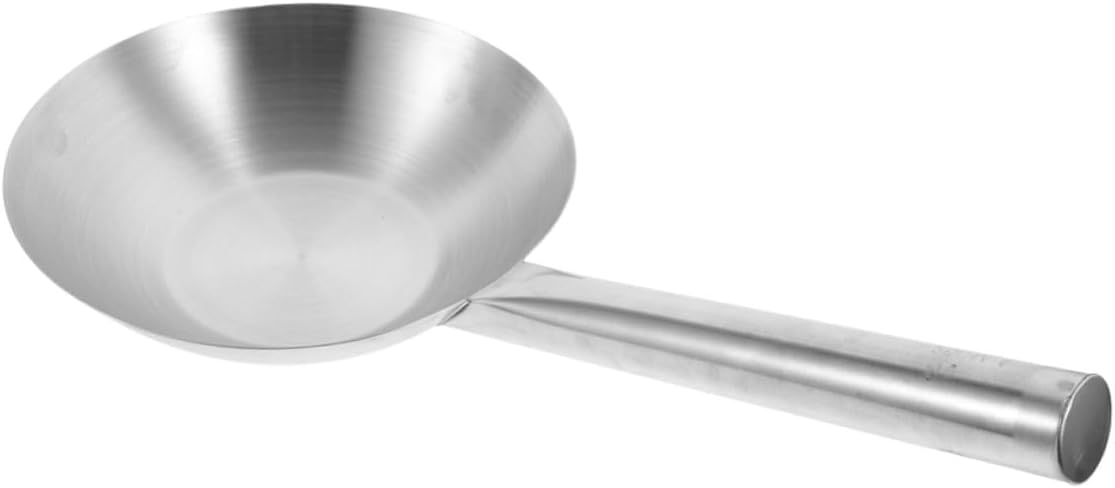 Stainless Steel Long Handle Ladle Water Spoon 21cm Reusable Household Water Scoop Kitchen Cooking Utensil for Soup and Beverage Serving
