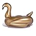 Produktbild lacool Riesen aufblasbarer Goldener Schwan Badeinsel Luftmatratze Schwimmring 170x170x130 cm XXL Schwan Badeinse, riesen Luftmatratze, riesen Luftmatratze