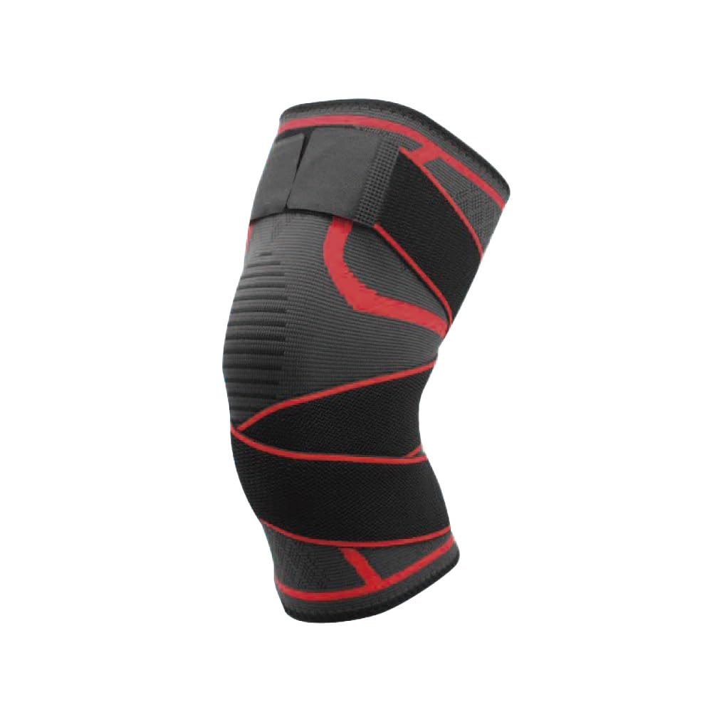 Amazon.co.jp: ひざサポーター 赤M 1個 膝サポーター スポーツ Mサイズ