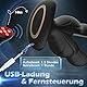 Leyuto Analvibratoren Elektrostimulation Prostata Stimulator mit 8 Vibrationsmodi und 8 Elektroschockmodi, Buttplug AnalSexspielzeug für Frauen, Paare, Männer
