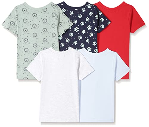 Image of Mom's Love Boy's Printed Regular Fit Baby and Toddler T-Shirt Set
