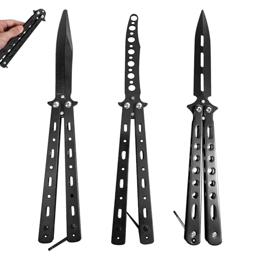 WANDGU 3 pezzi per allenamento a farfalla: coltello da allenamento