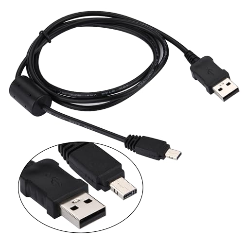 myikenjoy USB Cable Compatible with Casio Exilim Camera Charger, Compatible with Casio Exilim EX-Z77, Z75, Z29, Z80, Z90, H10, Z1080, ZR20, TR150, TR200, ZR1000, FC200S, FC300S, FC400S