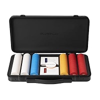 SLOWPLAY Godel Lot de 500 jetons de poker en céramique pour Texas Hold'em, 43 mm et 12 g chacun | Comprend un étui à jetons haut de gamme avec coque en polycarbonate
