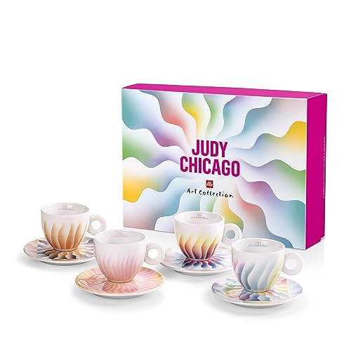 illy Set da 4 tazze da cappuccino Art Collection Judy Chicago