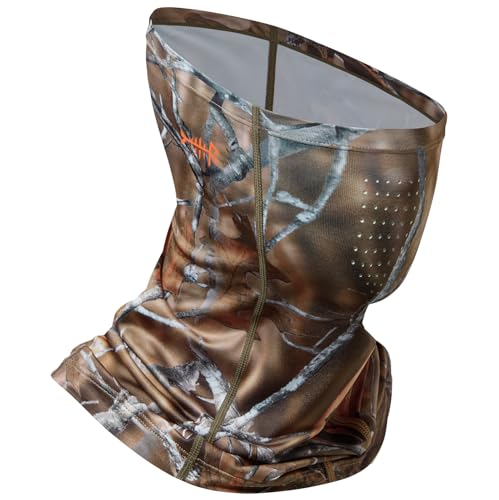 Image of BASSDASH Neck Gaiter Mask UPF 50 Sun Protection for Men & Women, Fishing, Hiking, Outdoor