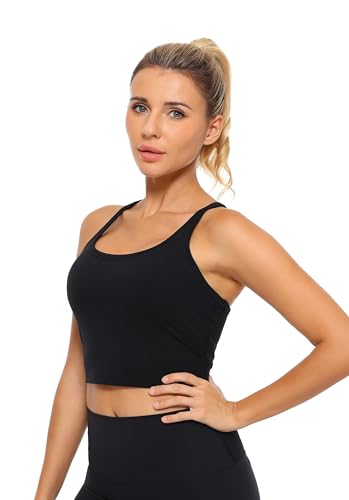Camiseta larga de yoga con espalda en Y para evitar roces 3