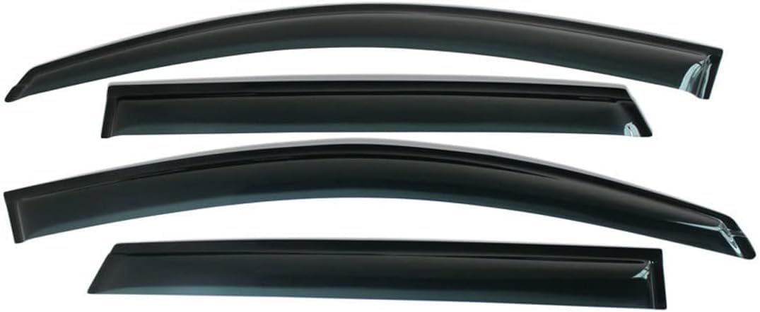 HAIYUN 4Pcs Wind Deflectors Set for Honda Insight Hb 2009-2015, Rooftop Wind Deflectors Side Visors Weathershields Stick-On Decorative