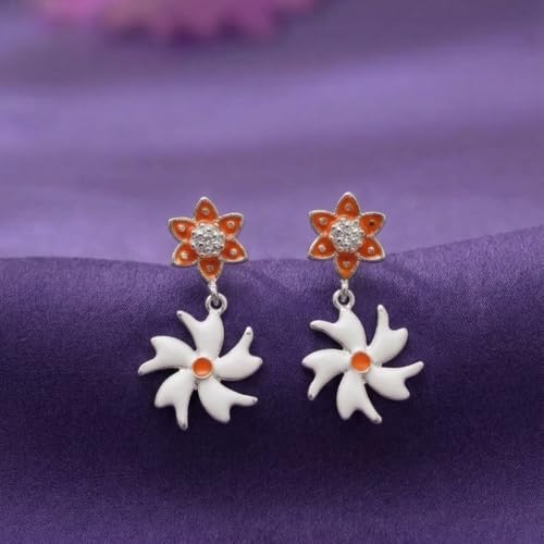Image of Parasmoni silver earrings for woman